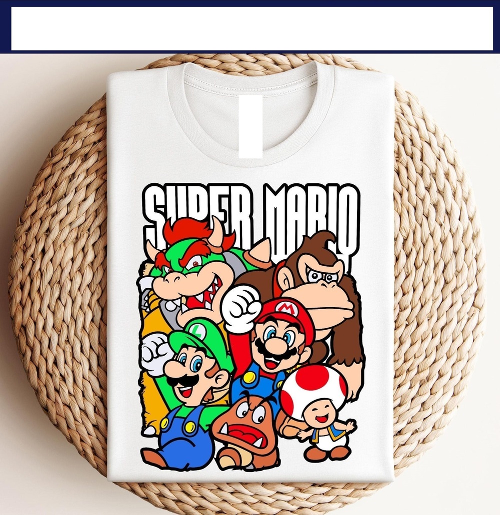 Super Mario White Shirt